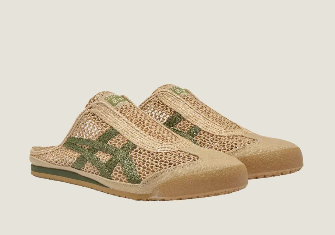 Mexico 66 Sabot Cream Green