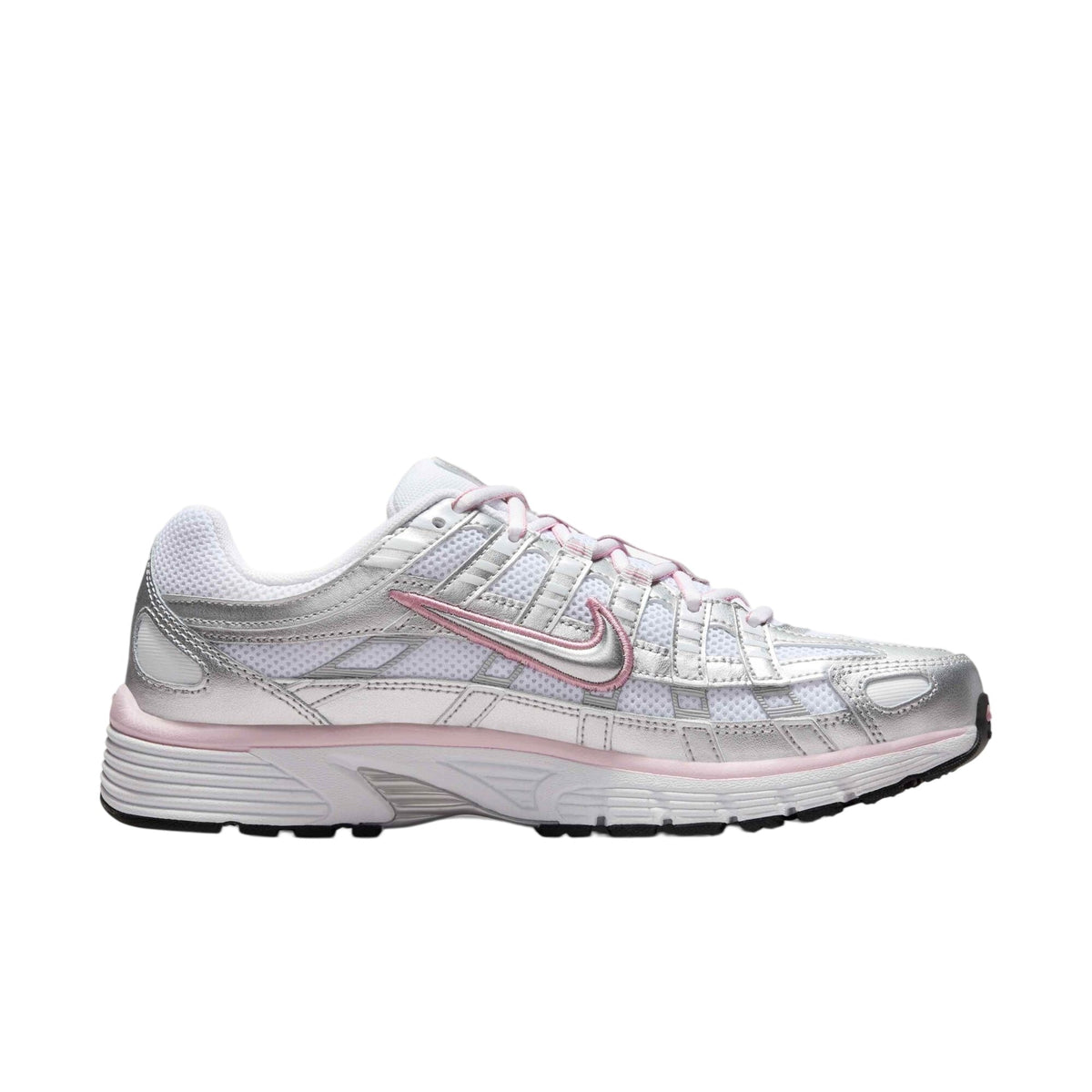 Nike P-6000 “White / Elemental Pink / Black / Metallic Silver” – BV1021-108