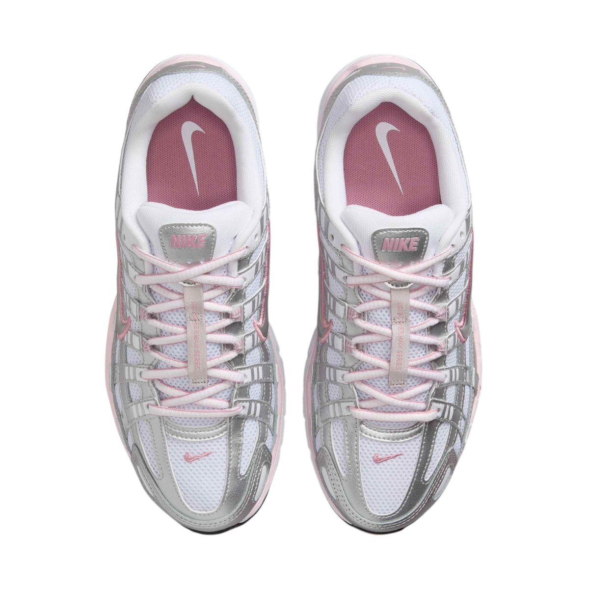 Nike P-6000 “White / Elemental Pink / Black / Metallic Silver” – BV1021-108