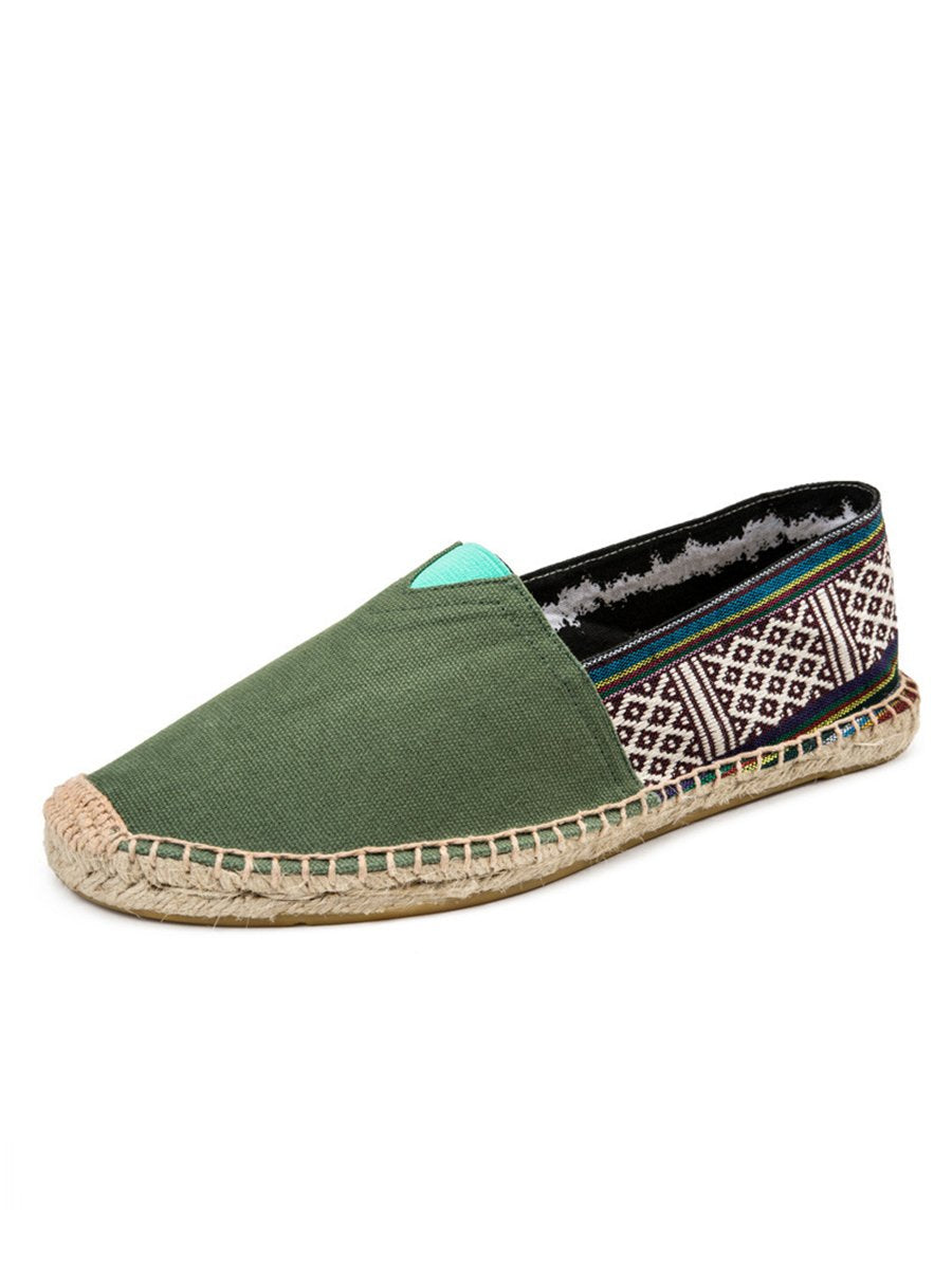 Bohemian Canvas Espadrilles voor Dames 