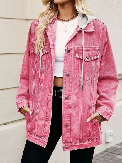 Dames Retro Classic Losse Denim Jas Top 
