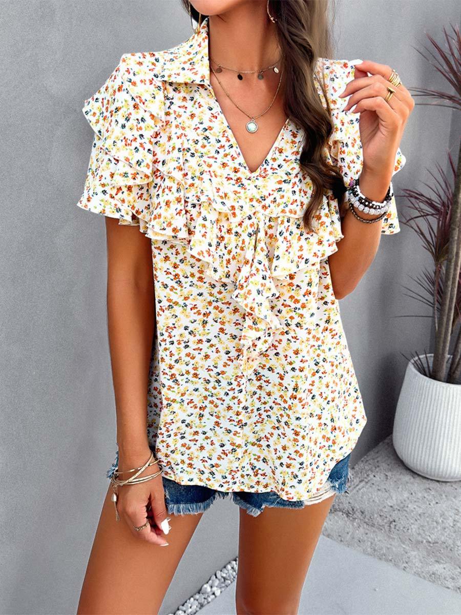 Elegante bedrukte tops voor dames 