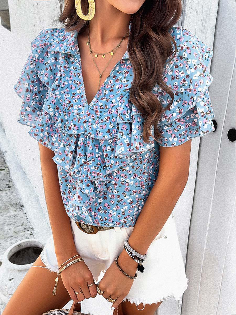 Elegante bedrukte tops voor dames 