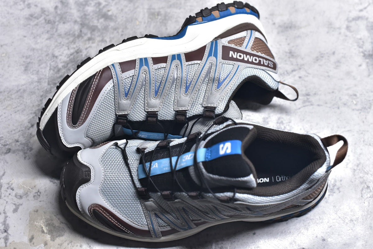 Salomon XA Pro 3D Lightweight Outdoor Technical Shoe – Unisex Grey/Blue | Style No. 454735