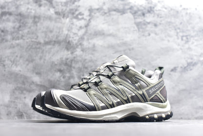 Salomon XA Pro 3D Lightweight Outdoor Technical Shoe – Unisex Grey/Green | Style No. 454852