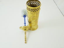 Load image into Gallery viewer, Handcrafted Brass Toilet Brush and Holder bathroom; Toilet Bowl Brush For Storage Organization Toilet Bowl cleaner Bathroom Accessories