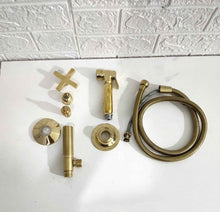 Load image into Gallery viewer, Solid Brass Kitchen Hand Sprayer, Unlacquered Brass Side Sprayer With High Pressure