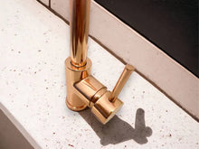 Load image into Gallery viewer, Copper Kitchen Mixer Tap, Moroccan copper faucet, copper faucet