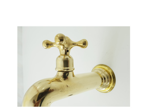 simple solid Brass single handle water tap; Bathroom/ Garden solid brass faucet