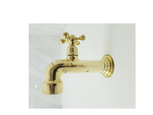 Load image into Gallery viewer, simple solid Brass single handle water tap; Bathroom/ Garden solid brass faucet