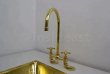 Load image into Gallery viewer, Bridge Faucet - Antique Brass Bridge Faucet