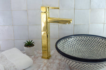 Load image into Gallery viewer, Antique Brass Bathroom Faucet - Vessel Sink Faucet for Timeless Elegance