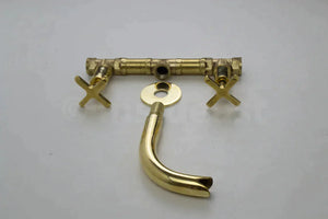 antique brass wall mount faucet - brass wall mount bathroom faucet