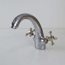Load image into Gallery viewer, Bathroom Vanity Faucet - Powder Room Faucet - Nickel Faucet