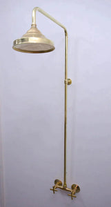 Antique Brass Shower Fixtures -  Brass Shower System