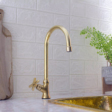 Load image into Gallery viewer, Brass Kitchen Faucet Single Hole - Single Hole Kitchen Faucet