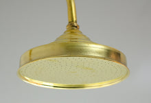 Load image into Gallery viewer, Unlacquered Brass Shower - Rain Shower Set