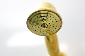 Unlacquered Brass Shower - Rain Shower Set