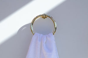 Brass Towel Ring - Bathroom Towel Holder