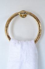 Load image into Gallery viewer, Brass Towel Ring - Bathroom Towel Holder