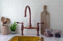 Load image into Gallery viewer, Bridge Kitchen Faucet - Copper Faucet