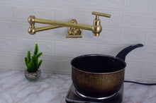 Load image into Gallery viewer, Brushed Brass Pot Filler