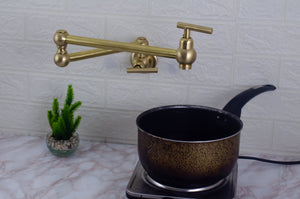 Brushed Brass Pot Filler