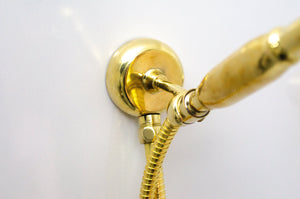 Brass Shower Fixtures - Dual Shower Head