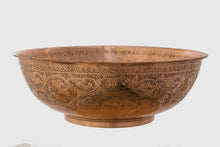 Load image into Gallery viewer, Engraved Moroccan Copper Vessel Sink  - Moroccan bathroom sink
