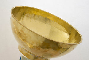 Handcrafted Round Brass Vessel Sink