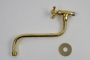 Brass Single Hole Kitchen Faucet - Single Hole Wall Mount Faucet
