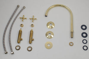 Vintage Brass Kitchen Faucet - Kitchen Faucet 3 Holes