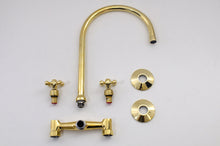 Load image into Gallery viewer, Wall Mount Bridge Faucet - Brass Bridge Faucet