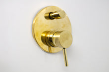 Load image into Gallery viewer, Antique Brass Shower System - Tub Filler With Hand Shower
