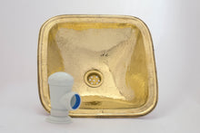 Load image into Gallery viewer, Solid Brass  Vintage Moroccan Single Sink Drop-in