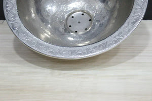 Handmade Silver Round Sink - Unique & Stylish Bathroom Fixture