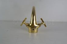 Load image into Gallery viewer, Brass Single Hole Bathroom Faucet - Unlacquered Brass Faucet