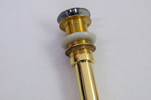 Load image into Gallery viewer, Unlacquered Brass Bathroom P-trap - Brass Pop-up Drain
