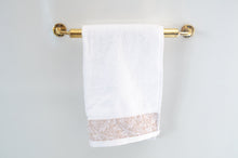 Load image into Gallery viewer, Unlacquered Brass Towel Rail - Bathroom Towel Holder