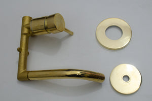 Unlacquered Brass Bathroom Faucet - Single Handle Bathroom Faucet