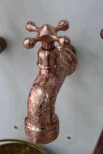 Load image into Gallery viewer, Handmade Copper Water-Tap, Moroccan Handmade Engraved Copper Finish Faucet